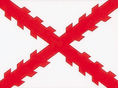 Cross of Burgandy Flag