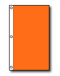 Solid color tall attention flag