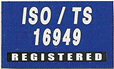 Blue ISO/TS 16949 flag