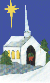 Silent Night appliqued banner
