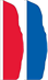solid color feather attention flags