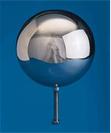 stainless steel ball top with mirror finish