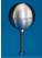 stainless steel flagpole ball top with satin finish