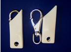 stainless steel flag snaps with covers