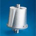 internal halyard revolving flagpole truck for wire halyard and flagpole top diameter up to 7 1/2"
