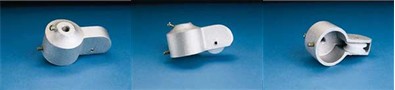 single pulley external halyard stationary flagpole truck