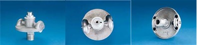 RTS-2 double halyard cast aluminum flagpole truck with 1-1/2" NPT bottom spindle thread