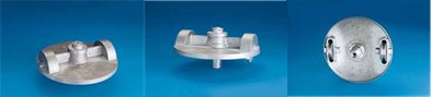 XHDT Extra Heavy Duty flagpole truck for poles with up to 12 3/4" top diameter.