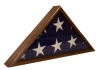 Walnut Ceremonial Flag Display Case