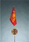 firefighter's grave marker flags, 12" x 18"