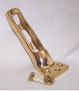 Cast Brass flgpole bracket for 1" diameter flagpole
