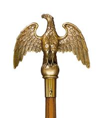indoor flag set Eagle ornament