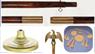 Indoor / parade US flag set components