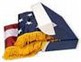 Nyl-Glo nylon indoor and parade US flags with and without fringe.