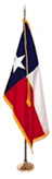 Texas state flag indoor set