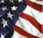 US flag made of all weather nylon