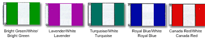 nylon attention flag with 3 verticl stripes color selection 1