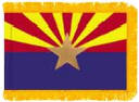Arizona Indoor flag with fringe
