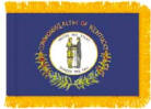 Kentucky Indoor Flag with Fringe