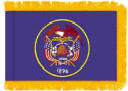 Utah Indoor flag with fringe